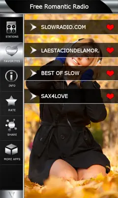 Free Romantic Radio android App screenshot 1