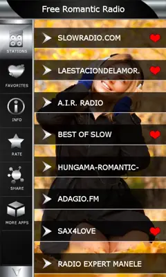 Free Romantic Radio android App screenshot 4